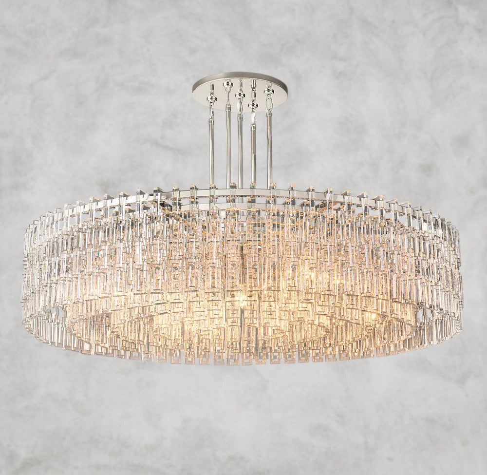 Marignan Round Chandelier 36", 48", 60"